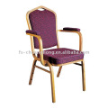 Golden Armrest Dining Chair Design (YC-D102)